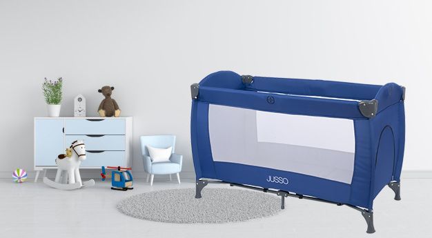 Jusso Easy Sleep Oyun Parkı 60x120 Cm - Indigo