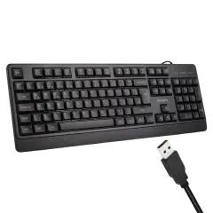 Philips Spk6247b Usb 1.2 Metre Kablolu Klasik Siyah Numpadli Türkçe Q Klavye