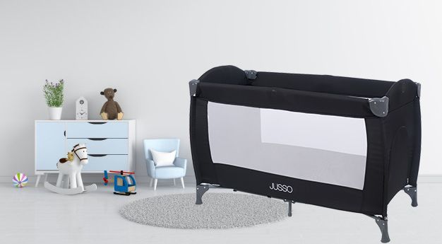 Jusso Easy Sleep Oyun Parkı 60x120 Cm - Siyah