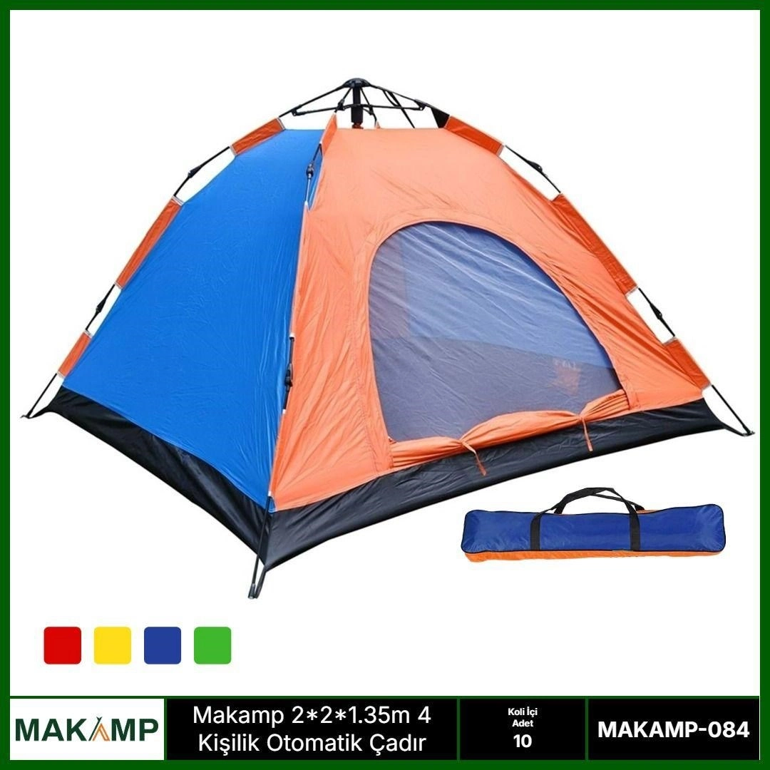 2.2*2.5*1.35m 6 Kişilik Otomatik Çadır