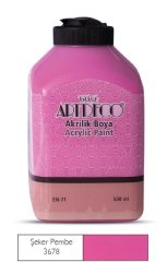 Akrilik Boya 500 ML Şeker Pembe 70L-3678