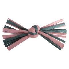 Kedi Oyuncağı Düğümlü İp 2 cm - 16 cm Pembe-Mavi
