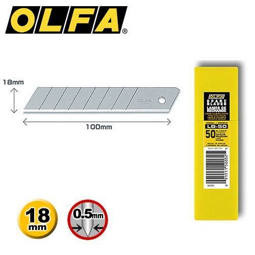 LB-50 Geniş Maket Bıçağı Yedeği 50'li Tüp