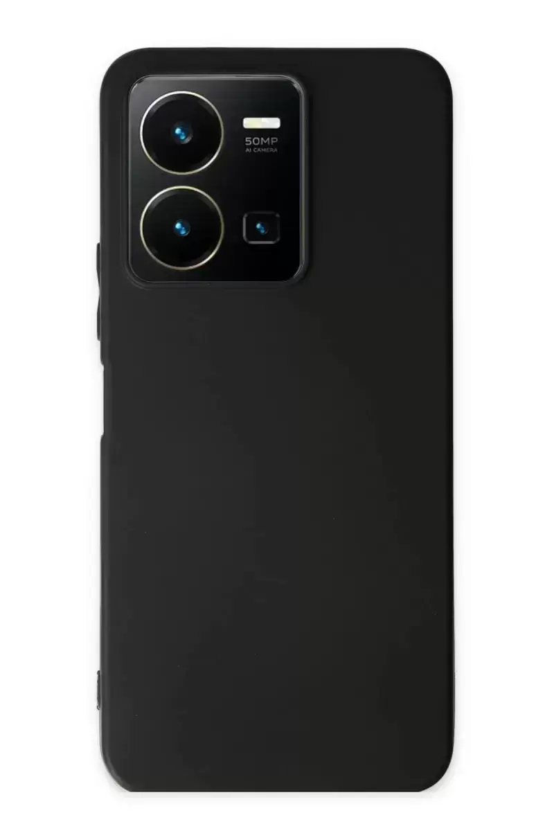 Newface Vivo Y35 Kılıf First Silikon - Siyah