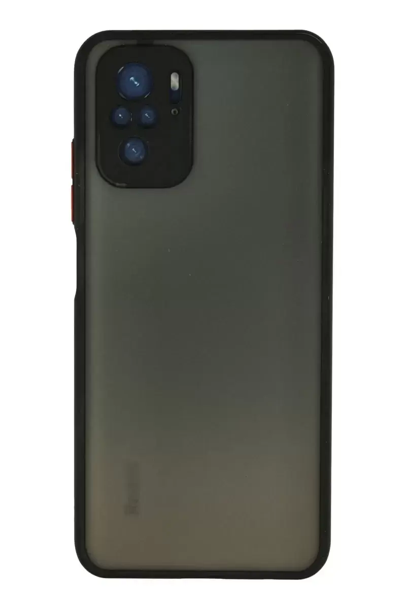 Newface Xiaomi Redmi Note 10 Kılıf Montreal Silikon Kapak - Siyah