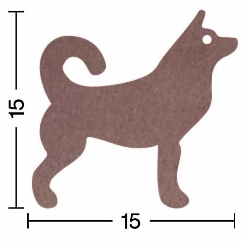 Ahşap Köpek - 18mm - H67
