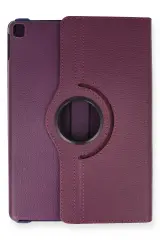 Newface İpad Pro 13 (2024) Kılıf 360 Tablet Deri Kılıf - Mürdüm