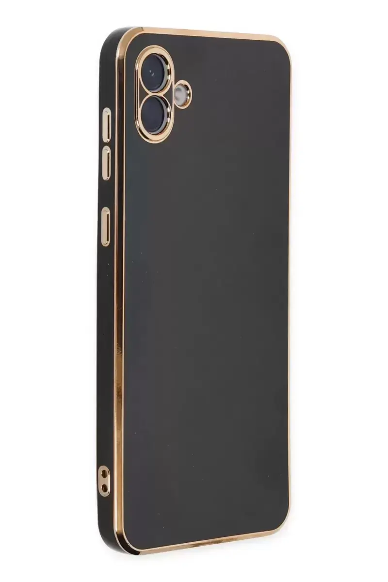 Newface Samsung Galaxy A04 Kılıf Volet Silikon - Siyah