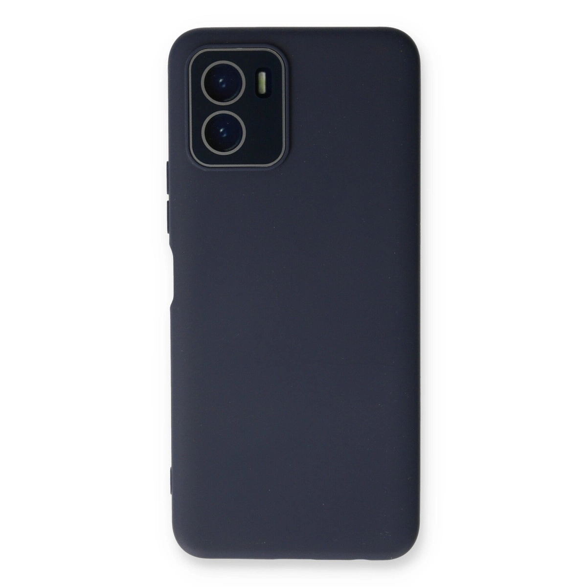 Vivo Y15s Kılıf Lansman Glass Kapak - Lacivert