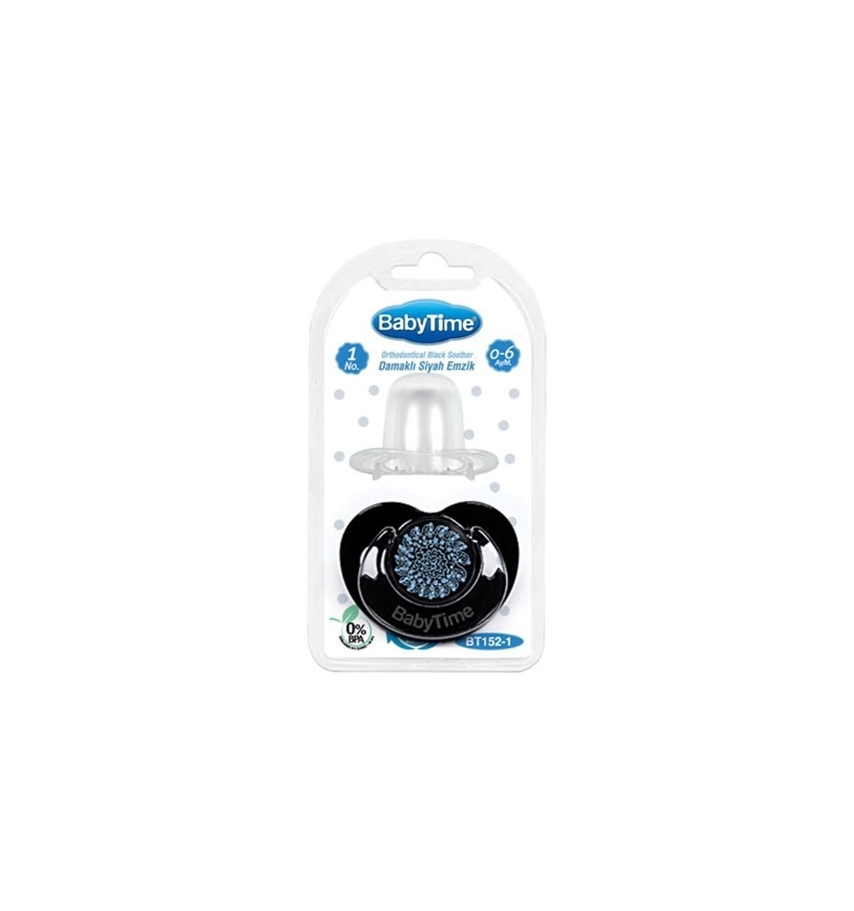 BabyTime BT154 Siyah Emzik No3