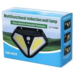 Powermaster Lf-1728b Çok Fonksiyonlu 3 Modlu Hareket Sensörlü 50 Cob Ledli İndüksiyon Duvar Lambası
