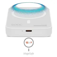 Powerway 5.000mah Pd15w Magsafe Kablosuz Wireless Taşınabilir Şarj Cihazı Beyaz Powerbank Txm5