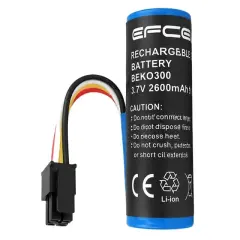 Efcell Beko 300 Tr 3.7v / 3.6v 2600mah 9.62wh 4 Pin Soketli Li-ıon Yazar Kasa Pos Batarya Pili (vps906r)