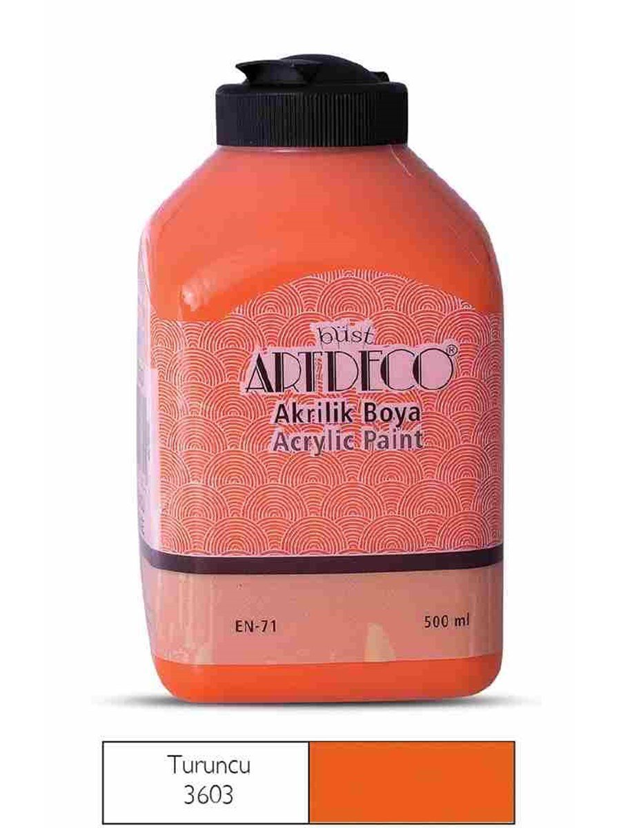 Akrilik Boya 500 ML Turuncu 70L-3603