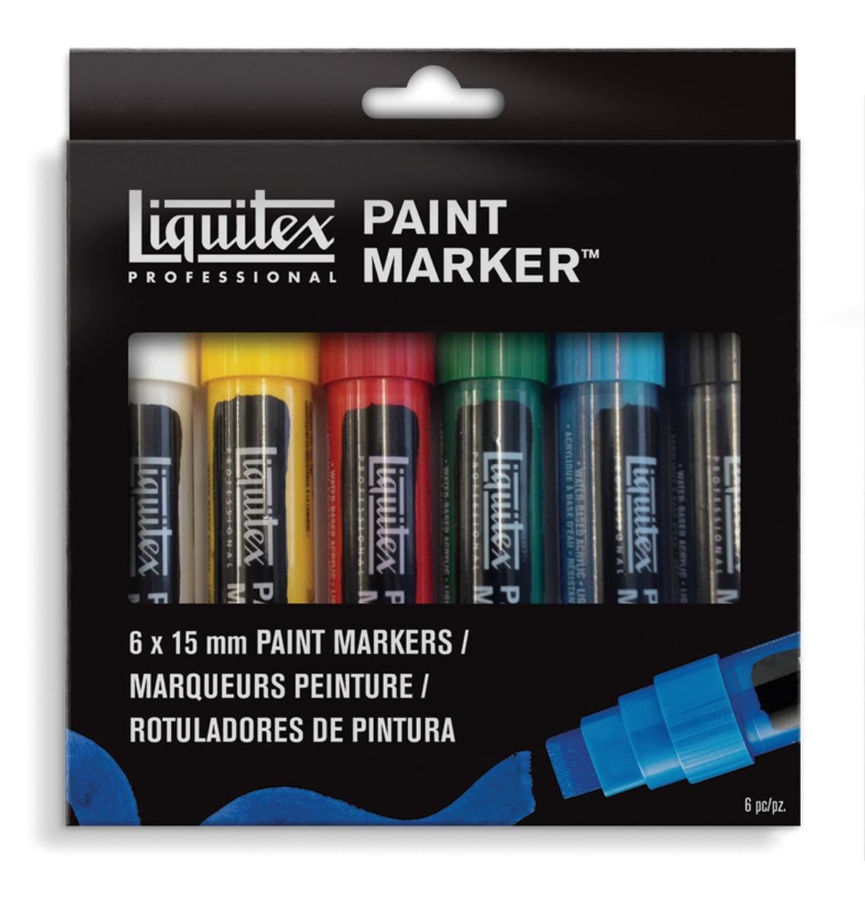 Marker Set - Ana Renkler - 6 Parça - 15mm