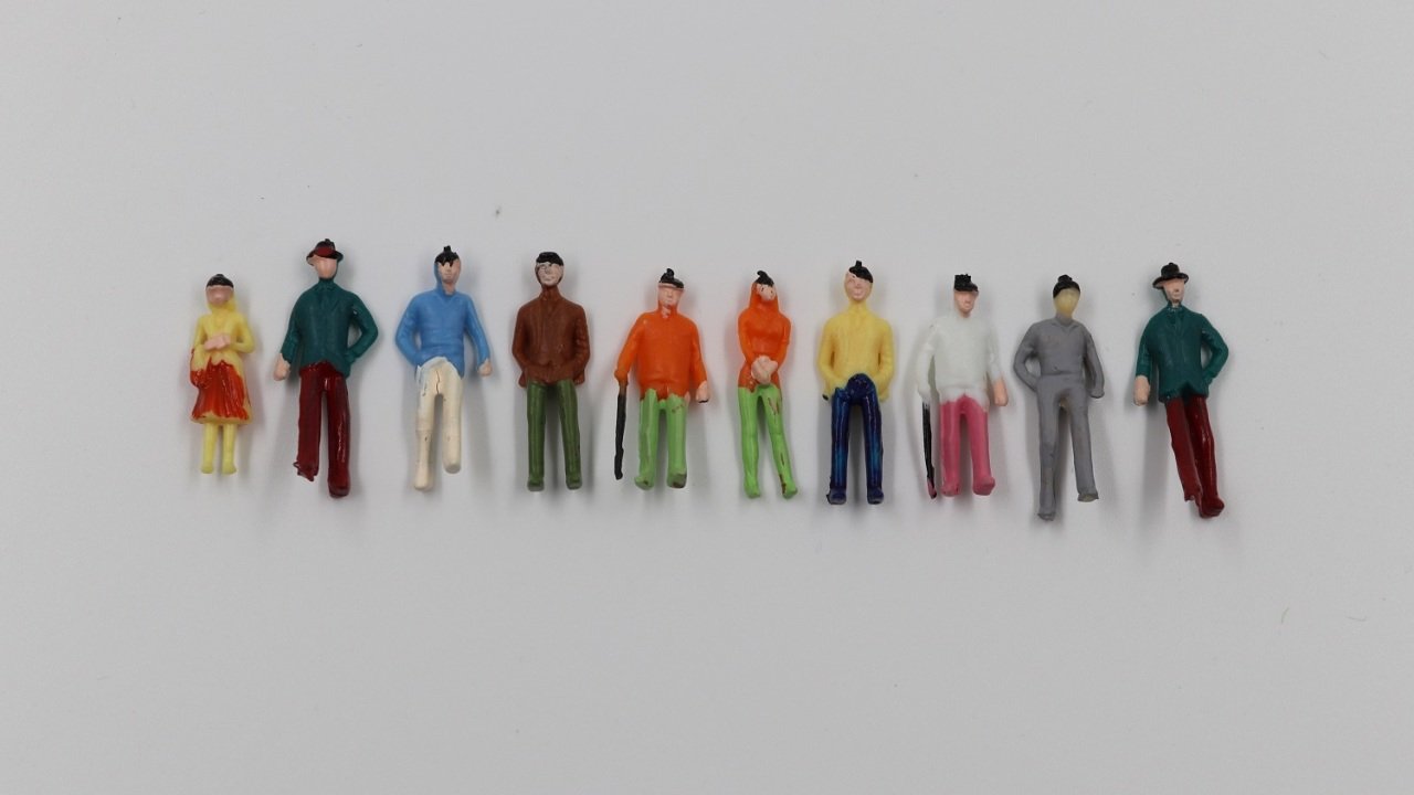 Maket 1/75 İnsan Figürü 6'lı