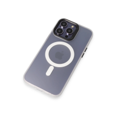 Joko İphone 15 Pro Max Kılıf Mateks Magsafe Kapak - Beyaz