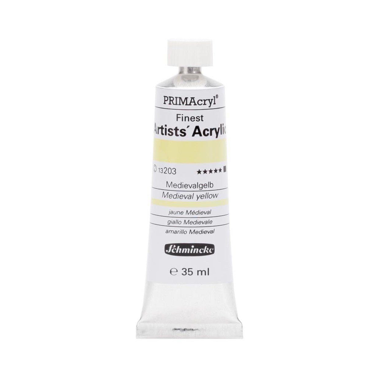 PRİMAcryl Artist Akrilik Boya - Medieval Yellow - 35ml - Seri 2