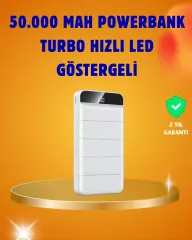 50000mah Led Göstergeli Taşınabilir Şarj Cihazı