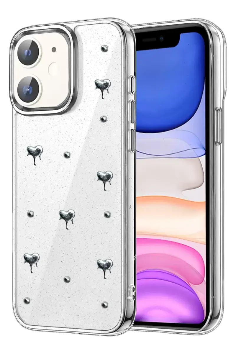 Newface Apple İphone 12 Fiyonk Desenli Kapak - Desen 1