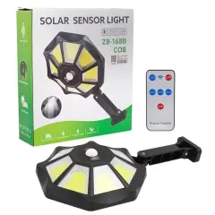 Powermaster Zb-168b Kumandalı Sensörlü Beyaz Solar Aydınlatma