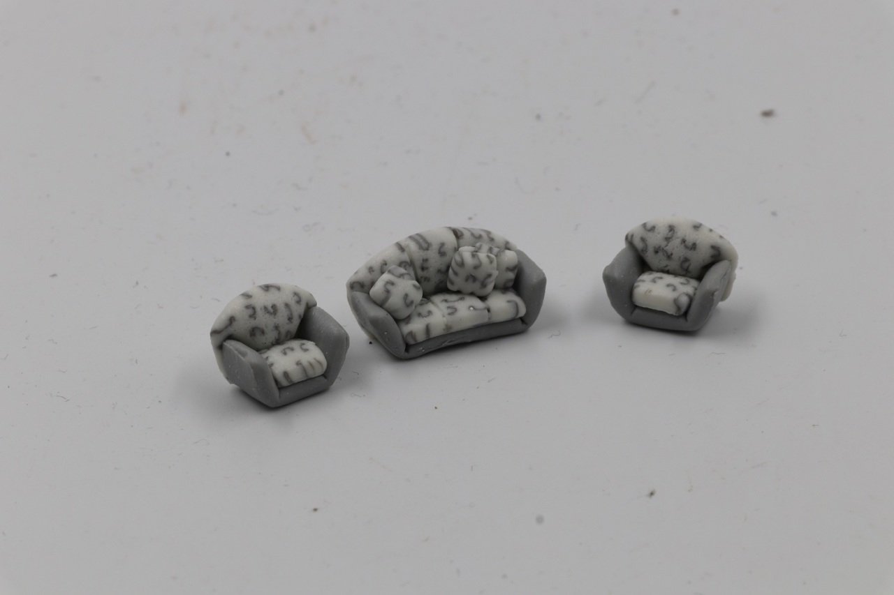 Maket Koltuk Takımı - 1/100 - N:SF-190
