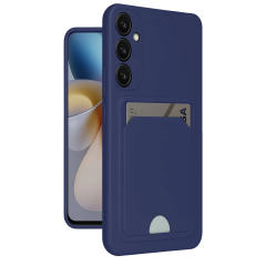 Samsung Galaxy A25 5g Kılıf Kelvin Kartvizitli Silikon - Lacivert