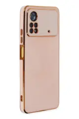 Newface Xiaomi Poco X4 Pro 5g Kılıf Volet Silikon - Pembe