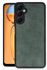 Newface Samsung Galaxy A26 Kılıf Aras Deri Kapak - Koyu Yeşil