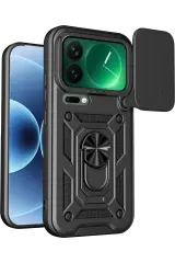 Newface Xiaomi Mi 17 Pro Pars Lens Yüzüklü Silikon - Siyah