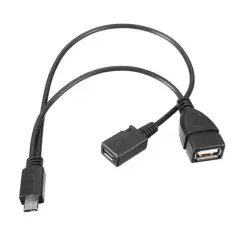 Powermaster Pm-17971 Usb Dişi Micro Usb Erkek Dişi 20 Cm Y Otg Kablo