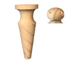 Ahşap Burgulu Ayak 20 cm N:FT02