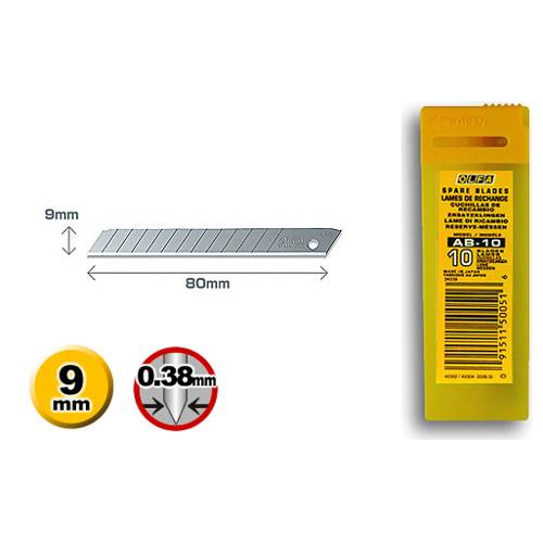 AB-10 Dar Maket Bıçağı Yedeği 10'lu Tüp