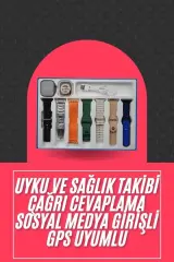 Akıllı Saat Unisex Akıllı Saat Çoklu Kordon Seçeneği Çelik Kordon Plastik Kordon