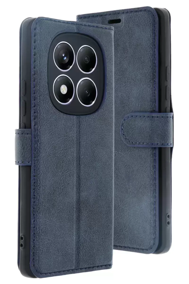 Newface Xiaomi Redmi Note 14 Pro 4g Kılıf Trend S Plus Kapaklı Kılıf - Lacivert