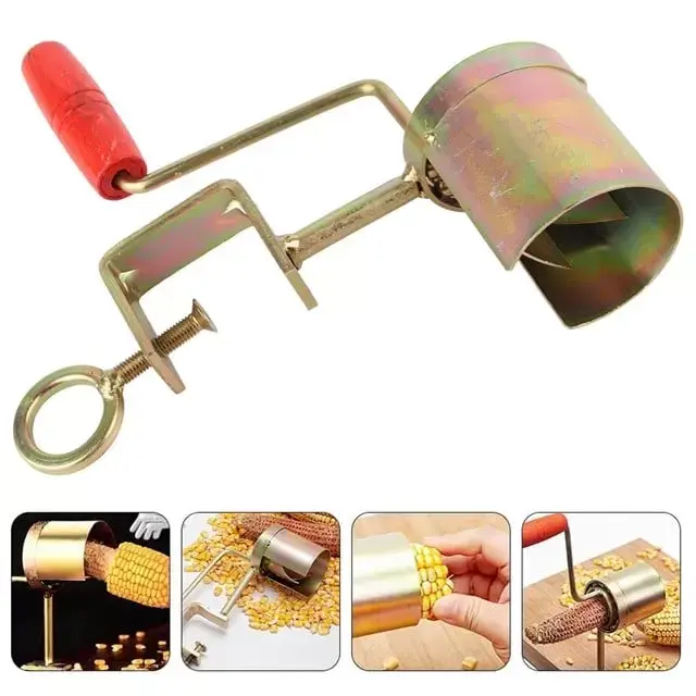 Sunup Sn-29725 Manuel Mısır Ayıklama Makinesi Masaya Sabitlenen Bilyalı Kollu Alet