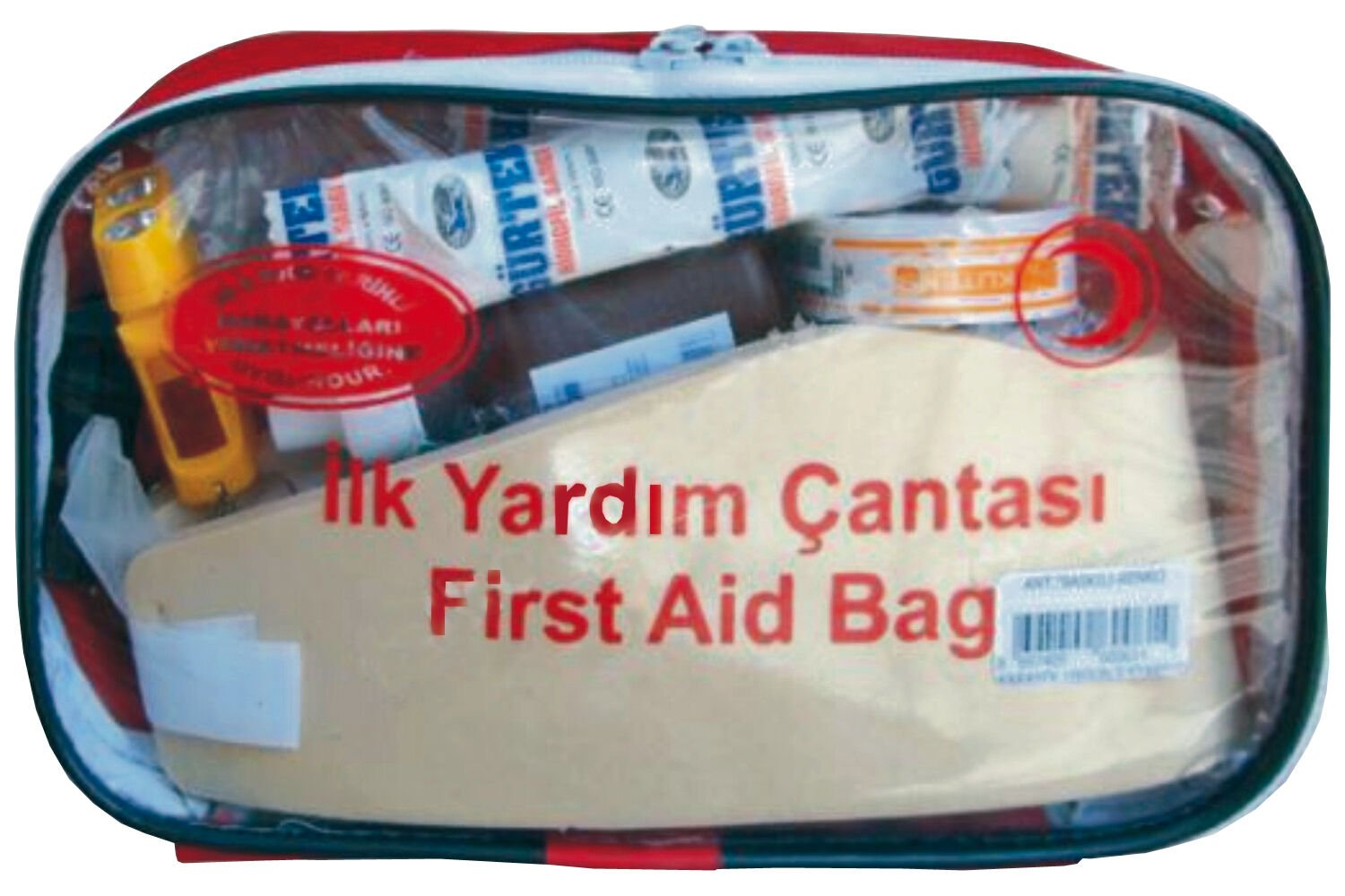 İlk Yardım Çantası - Renkli Bez Çantalı Karayollarına Uygundur