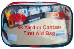 İlk Yardım Çantası - Renkli Bez Çantalı Karayollarına Uygundur