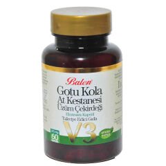 Gotu Kola At Kestanesi Üzüm Çekirdeği Ekstratı V3 60 Kapsül