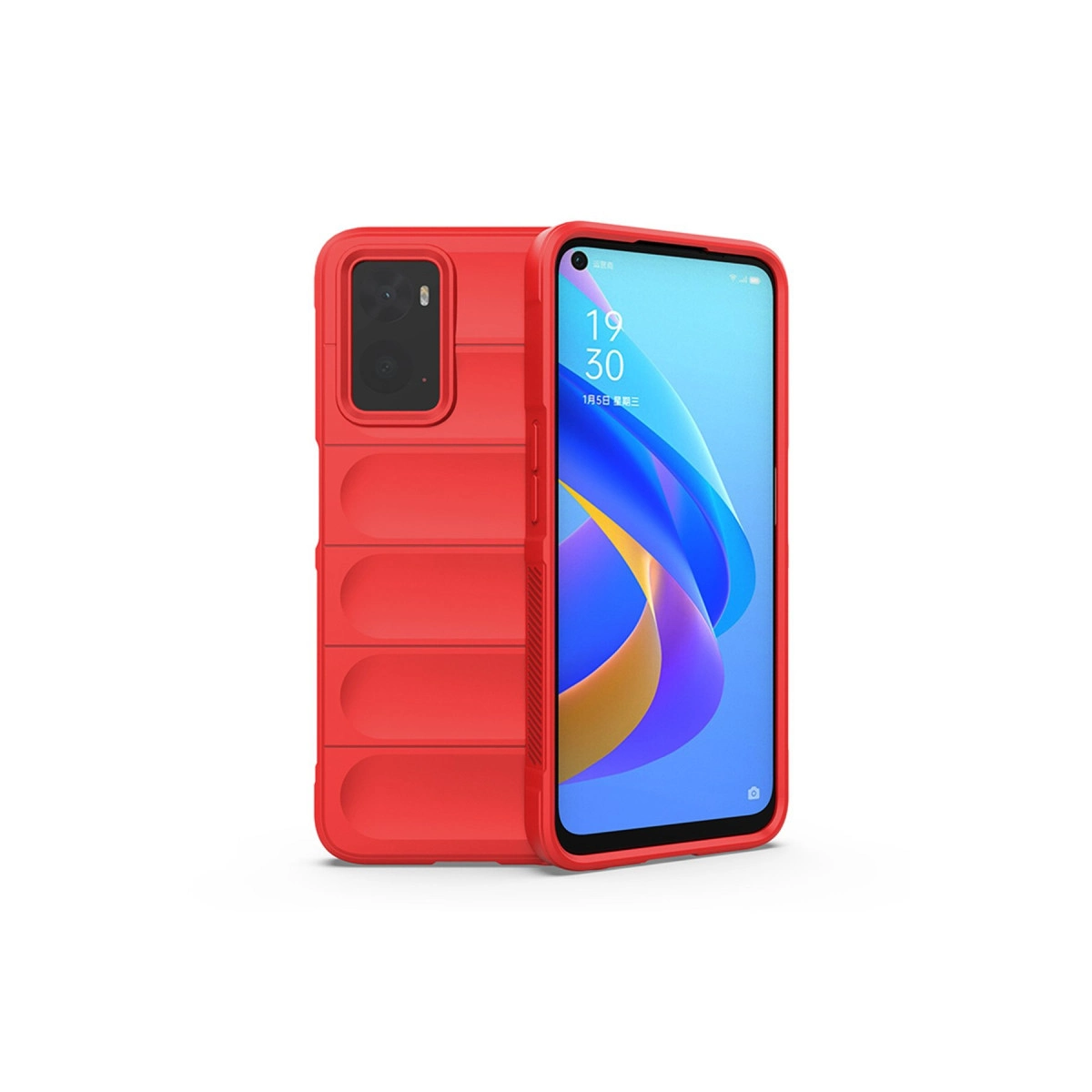 Realme 9i 4g Kılıf Optimum Silikon - Kırmızı
