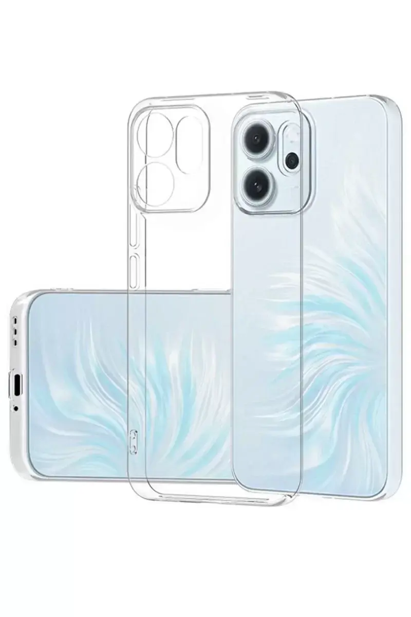 Newface Oppo Reno 14f Kılıf Lüx Şeffaf Silikon