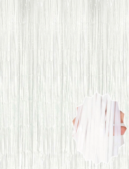 Soft Beyaz Renk Duvar Ve Kapı Perdesi İthal 100x200 Cm