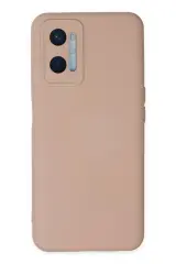 Newface Oppo A96 Kılıf Nano İçi Kadife Silikon - Pudra