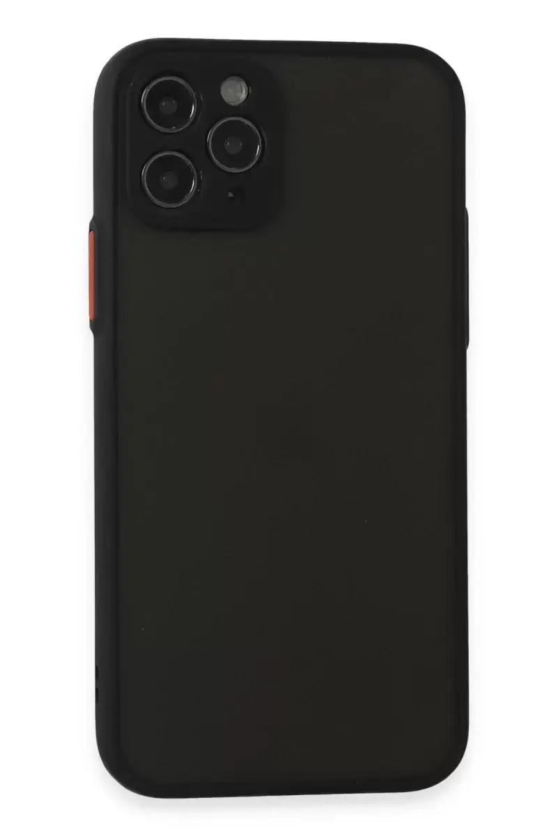 Newface Apple İphone 11 Pro Kılıf Montreal Silikon Kapak - Siyah
