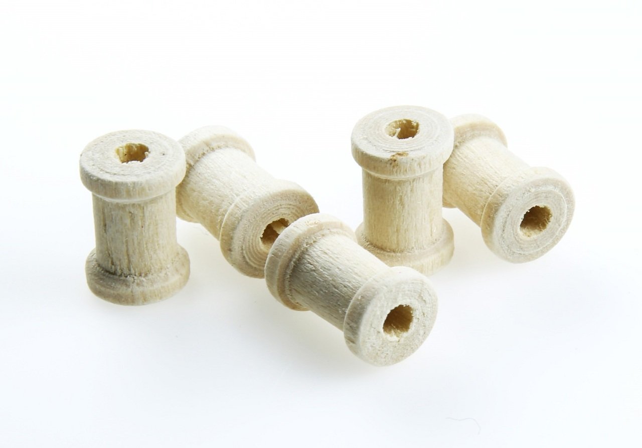 Ahşap Silindir - 10x15mm - 5'li
