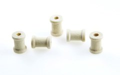 Ahşap Silindir - 10x15mm - 5'li