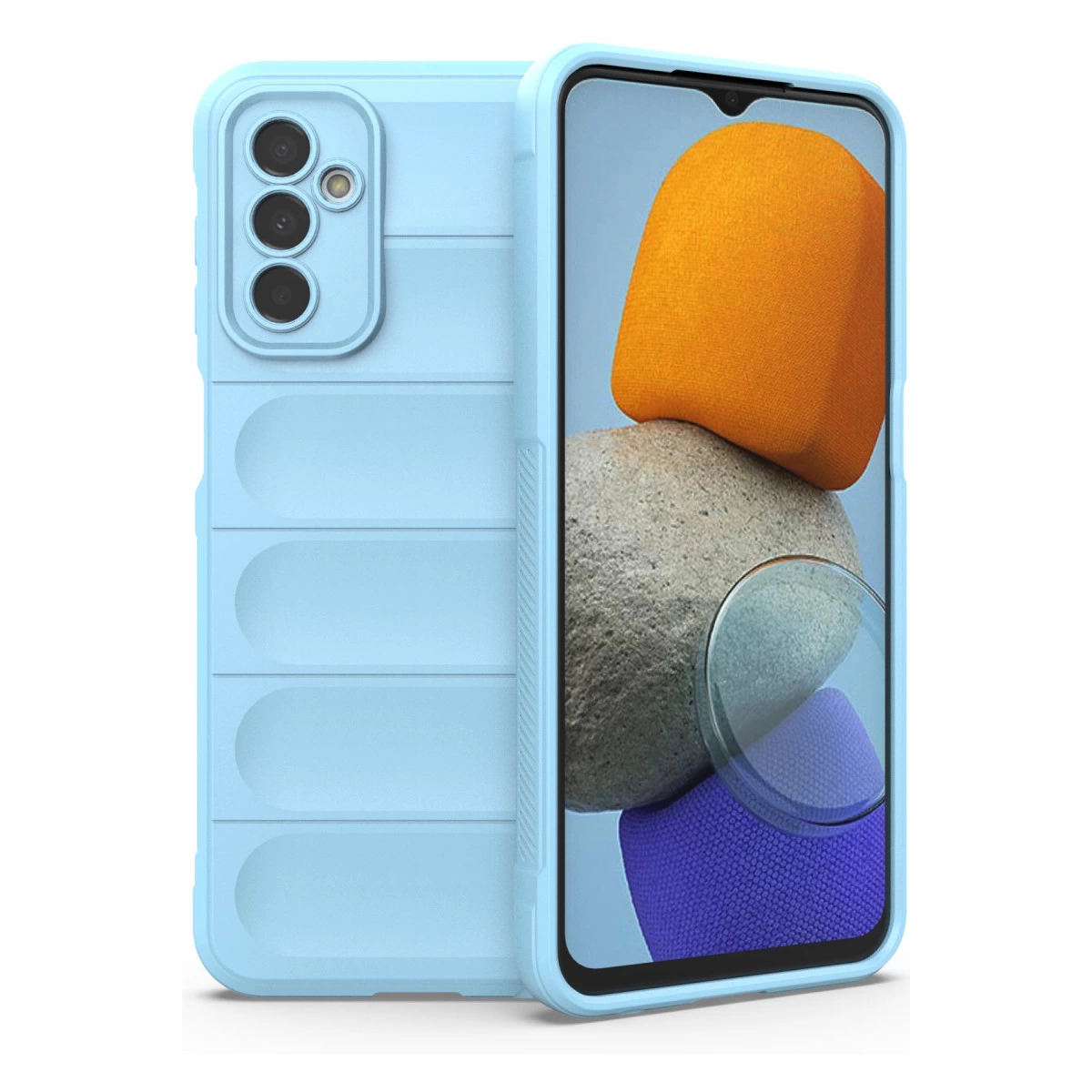 Samsung Galaxy M23 Kılıf Optimum Silikon - Sky Blue