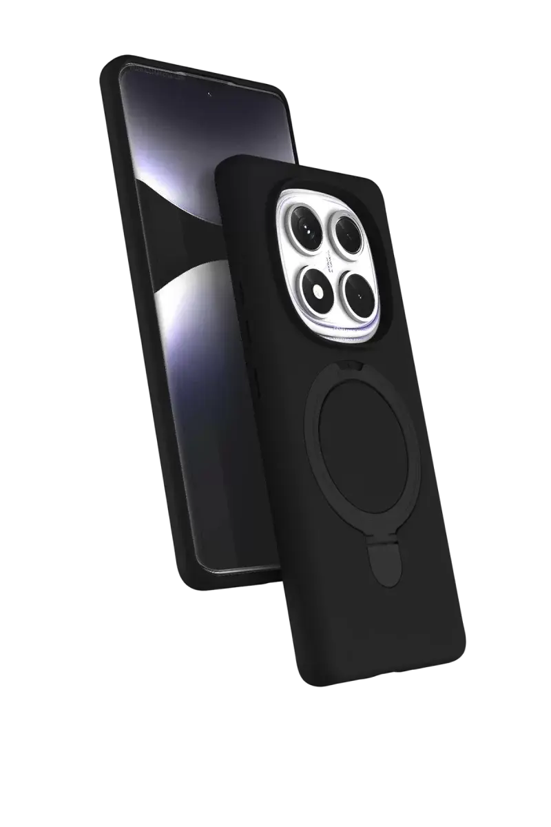 Newface Xiaomi Redmi Note 14 Pro 5g Regal Magsafe Standlı Kapak - Siyah