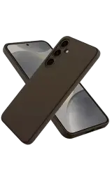 Newface Samsung Galaxy A26 Kılıf First Silikon - Kahverengi