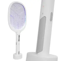 Asonic As-a25 1200mah 3000v Çıkış Uv Mavi Işıklı Şarjli Masaüstü Raket Sinek Öldürücü